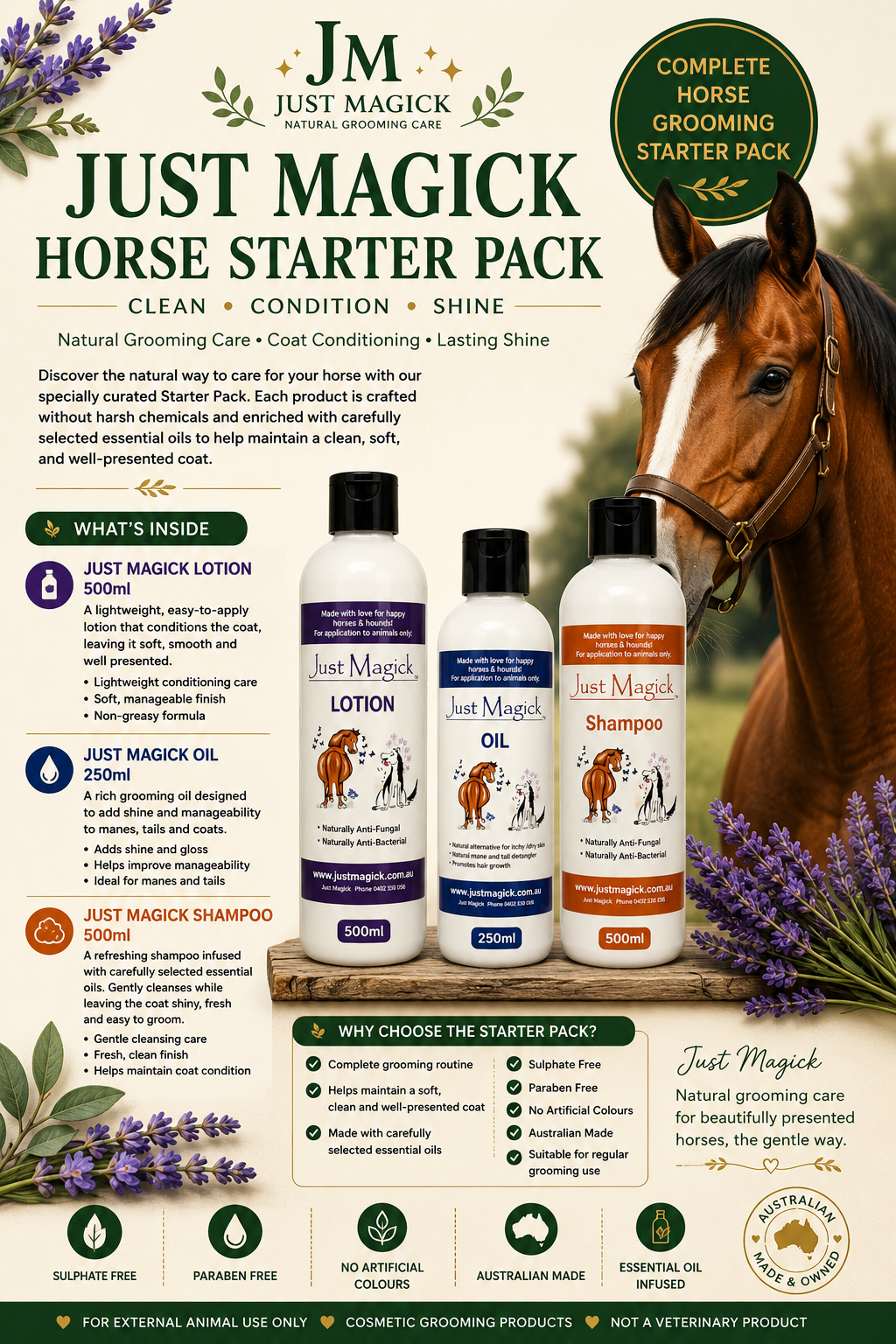 -JUST MAGICK HORSE STARTER PACK