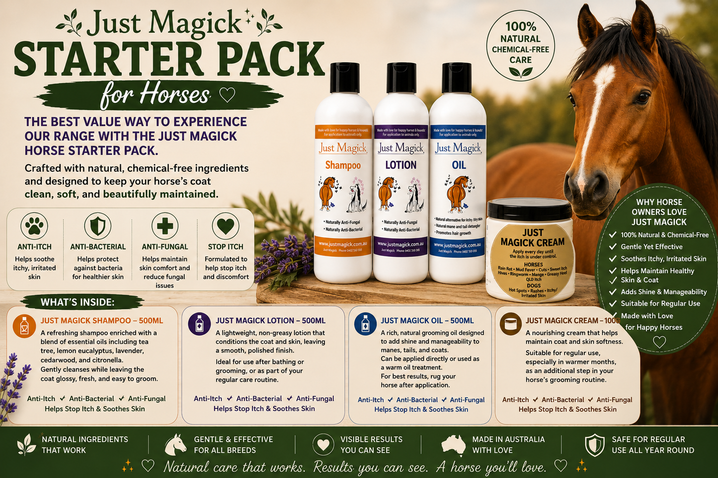 -JUST MAGICK ALL YOU NEED HORSE PACK