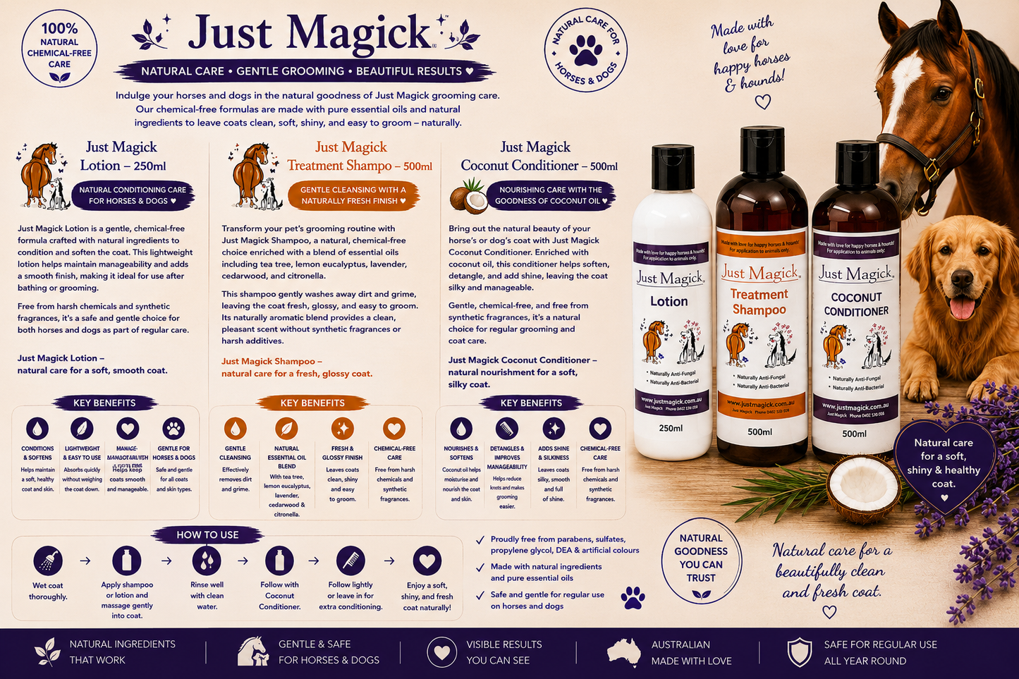 *JUST MAGICK (PACK 1) HORSE&DOG