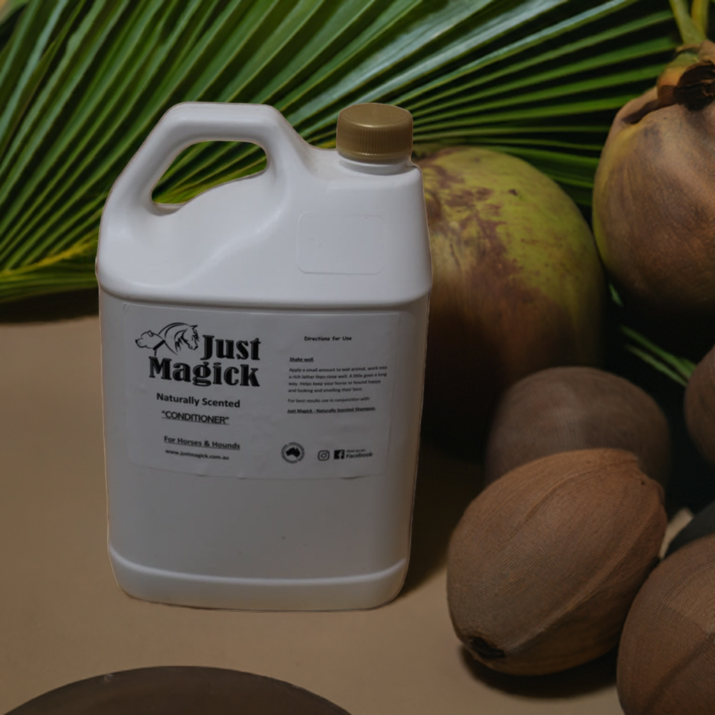 JUST MAGICK COCONUT CONDITIONER FOR HORSES AND DOGS 5LT