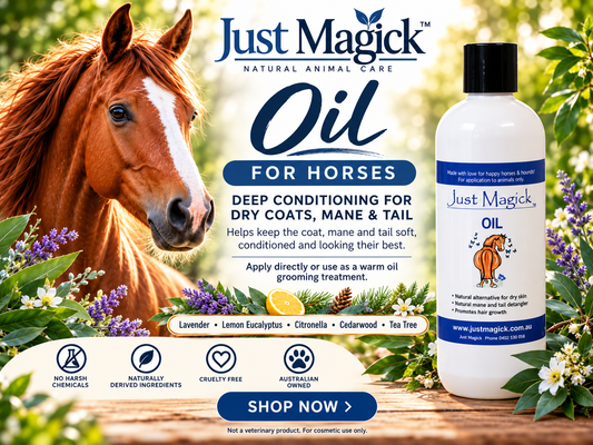 *JUST MAGICK OIL FOR HORSES 5LT