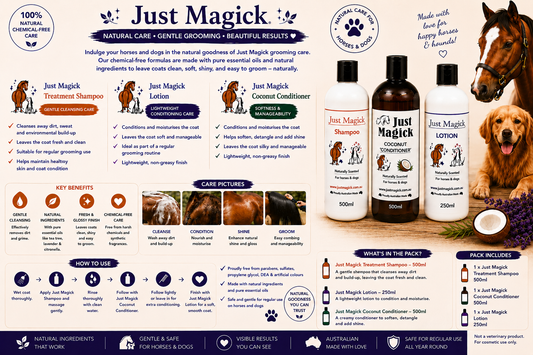 (PACK 1) JUST MAGICK HORSE&DOG