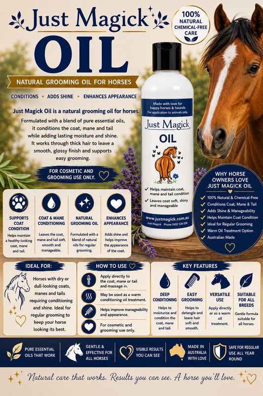 *JUST MAGICK OIL FOR HORSES