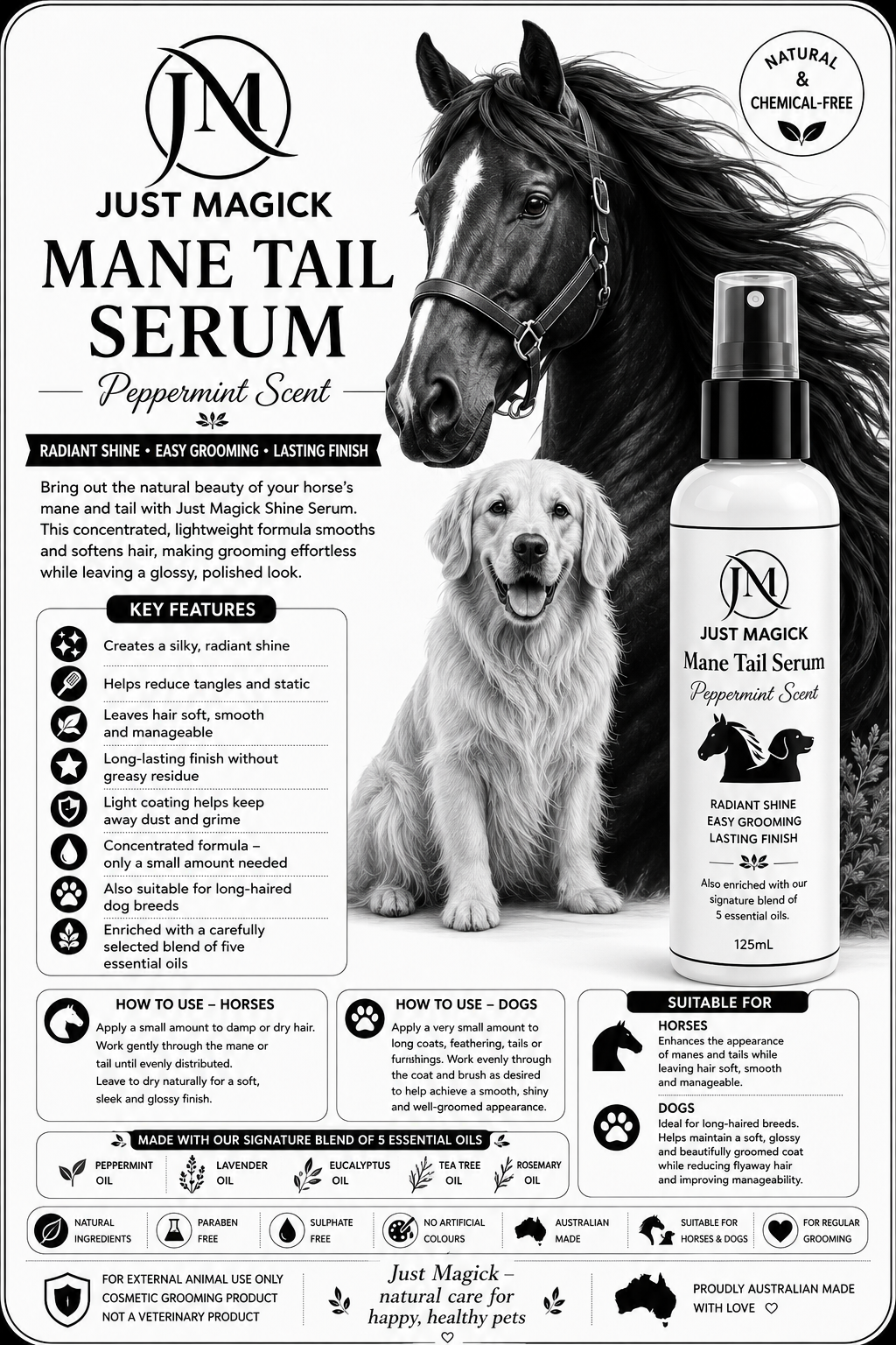 Just Magick Peppermint Tail Serum