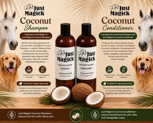 JUST MAGICK COCONUT SHAMPOO & CONDITIONER