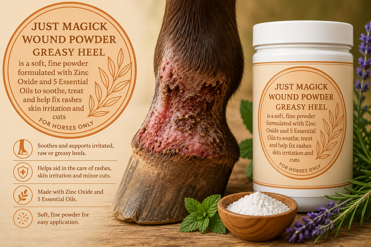 ..Just Magick Natural Care Powder