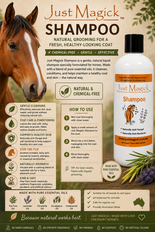 **JUST MAGICK TREATMENT SHAMPOO FOR HORSES