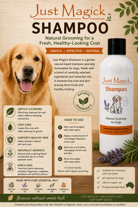 THE JUST MAGICK SHAMPOO FOR DOGS