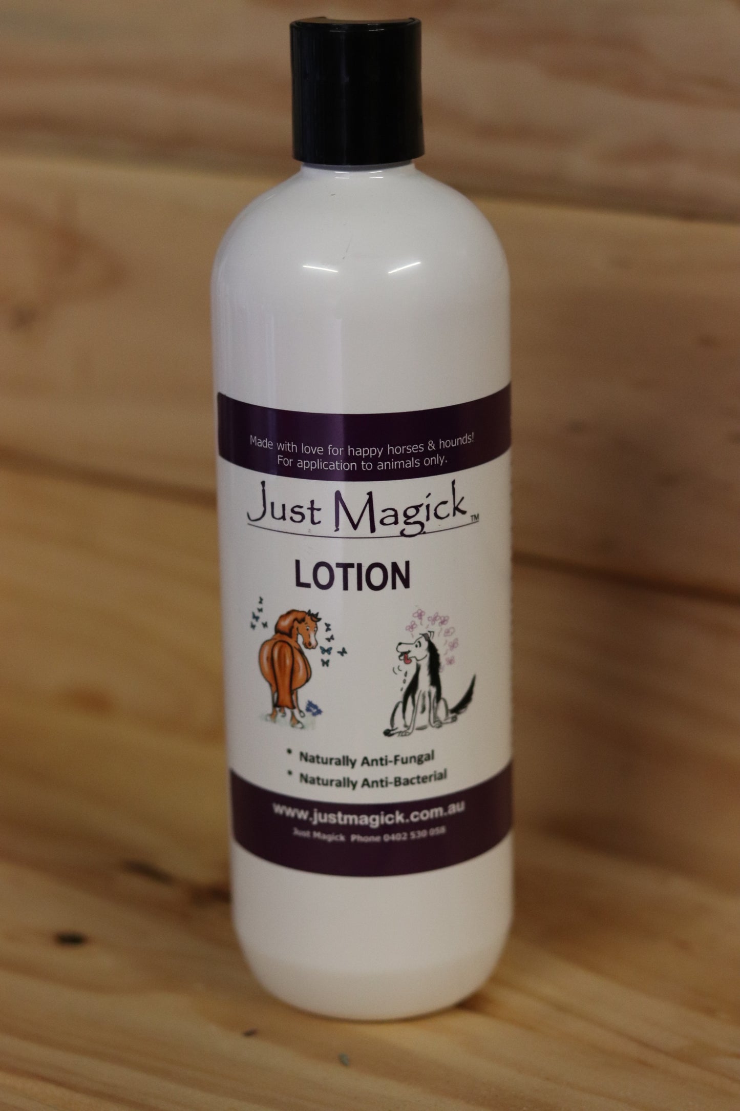**JUST MAGICK LOTION FOR HORSES & HOUNDS