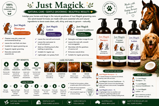 (PACK 3) JUST MAGICK HORSE&DOG