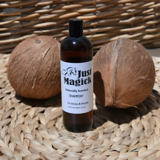 JUST MAGICK COCONUT SHAMPOO FOR HORSES AND DOGS